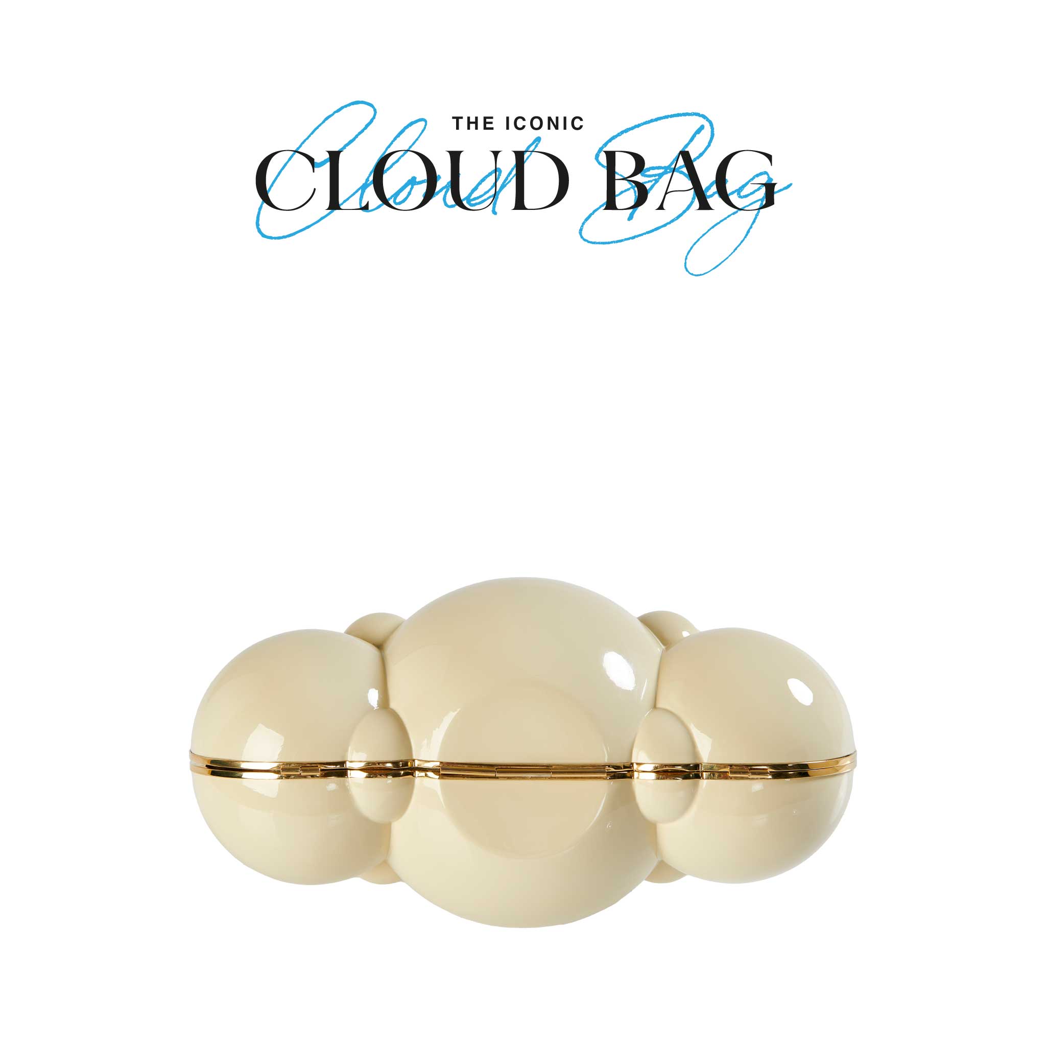 THE ICONIC CLOUD BAG® in Cream