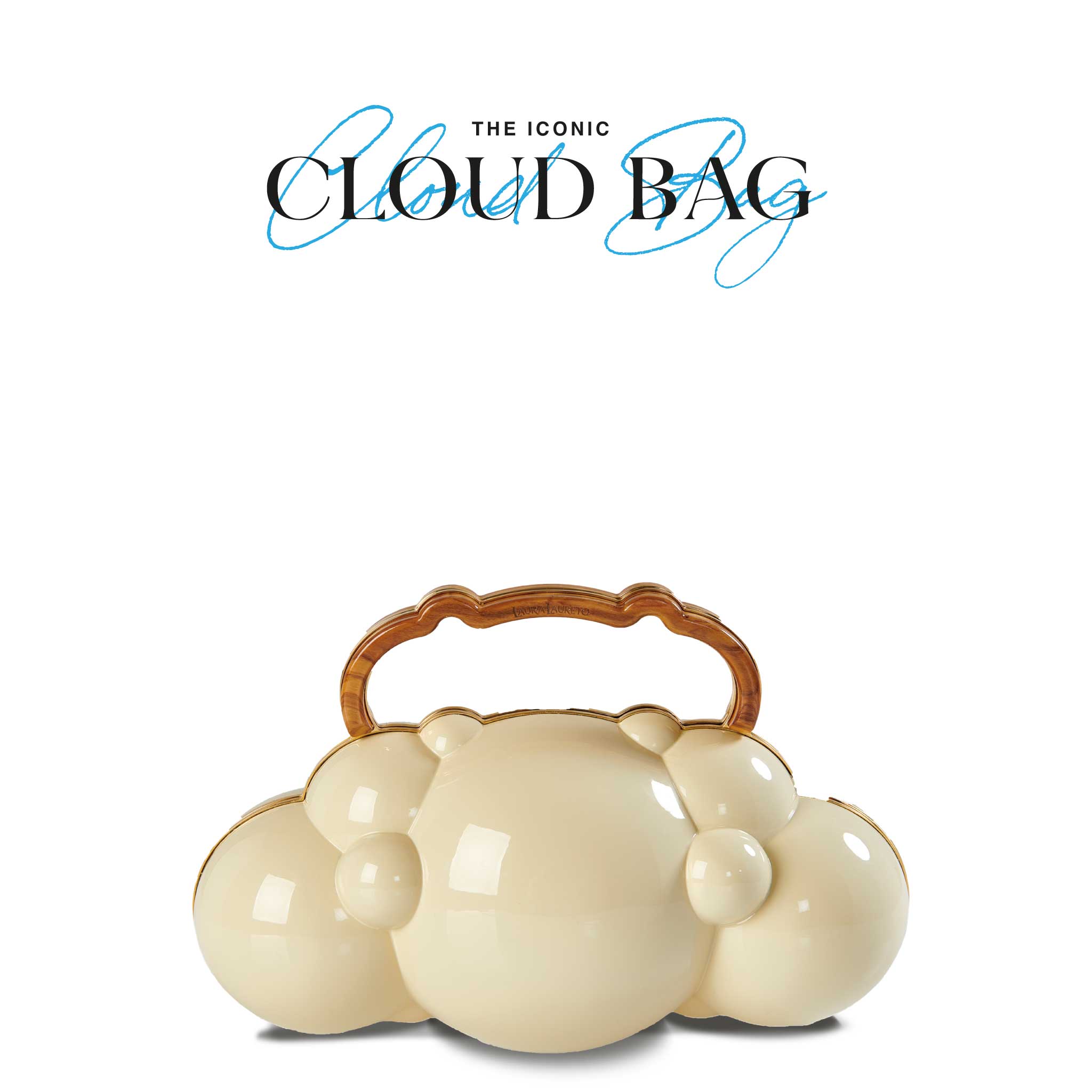 THE ICONIC CLOUD BAG® in Cream