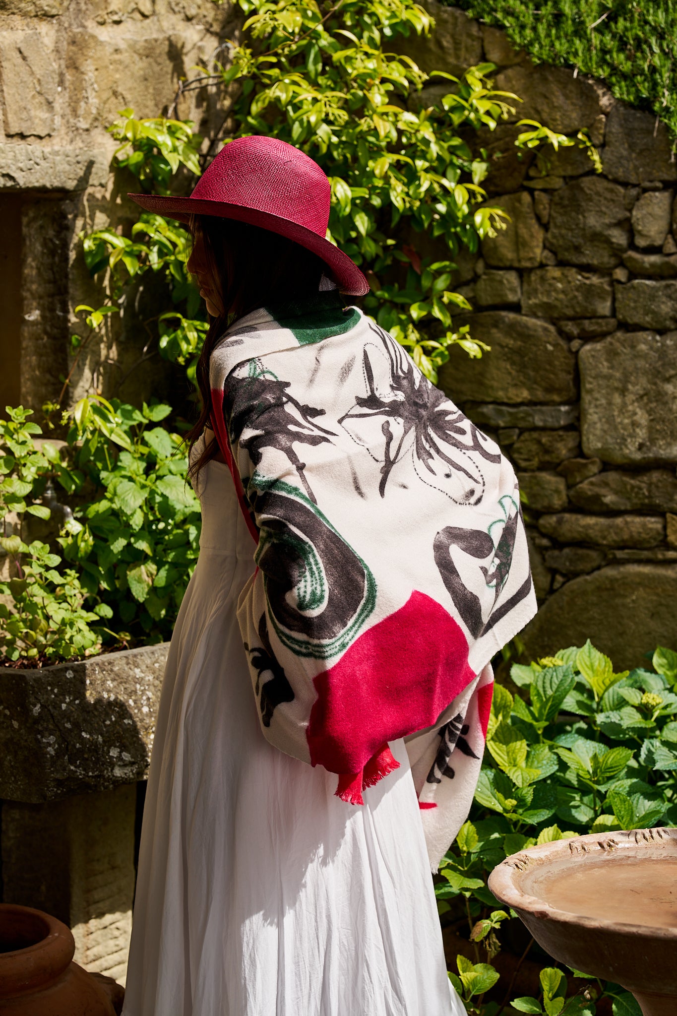Hand-Painted Scarf